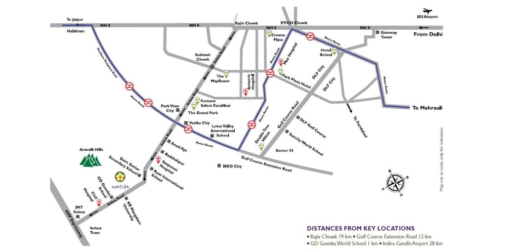 Silverglades The Melia Location-map